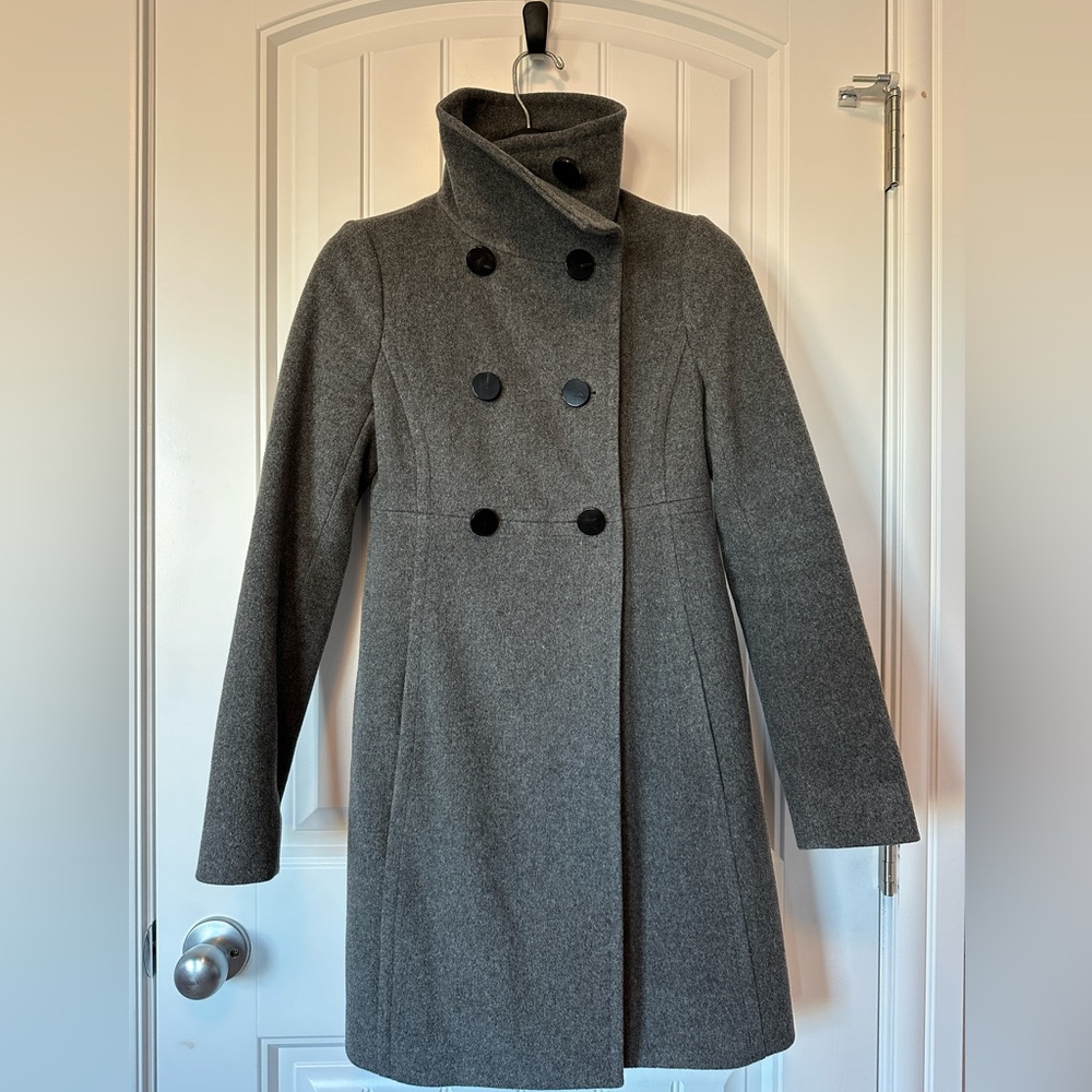 Talula Babaton Wool & Cashmere Coat Women’s XXS Heather Dark Grey